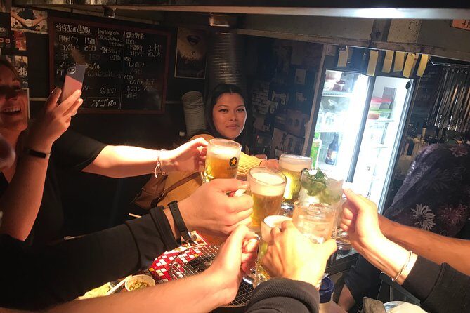 Deep Osaka Night Life, Eat & Drink! - Stop 2: Fresh sushi at the counter, paired with sake
