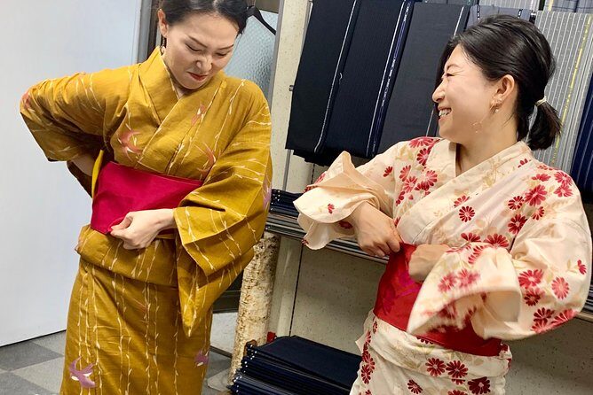 Exclusive private Yukata dressing workshop - Tea Break + Reset: Then Go Explore Osaka