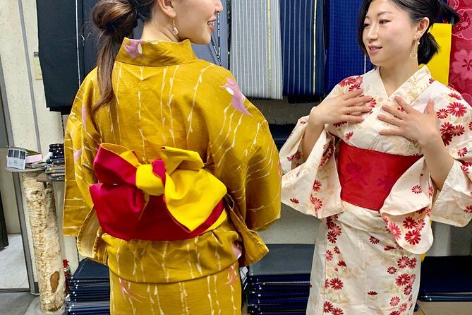 Exclusive private Yukata dressing workshop - If You Want to Walk Around in Yukata: Rental or Purchase
