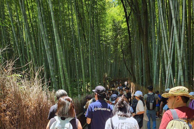 Full Day Guided Tour to Kyoto Arashiyama from Osaka by Van - Arashiyama town free-time: lunch choice plus craft browsing