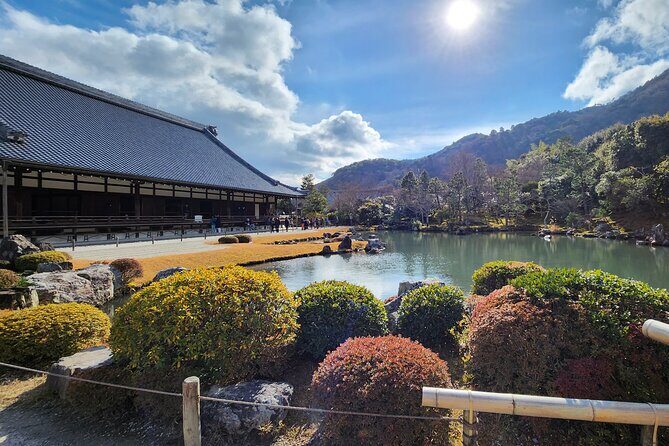 Full Day Guided Tour to Kyoto Arashiyama from Osaka by Van - Ninna-ji Temple: Nio gates, palace structure, and garden viewing