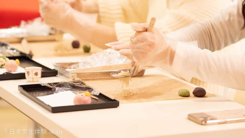 Japanese Traditional Sweets "Nerikiri" making - Kyoto bean paste is the real starting point