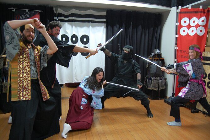 Learn The Katana 'Sword' Technique of Samurai and Ninja - Suit up for training: kimono hakama, ninja costume, or samurai armor