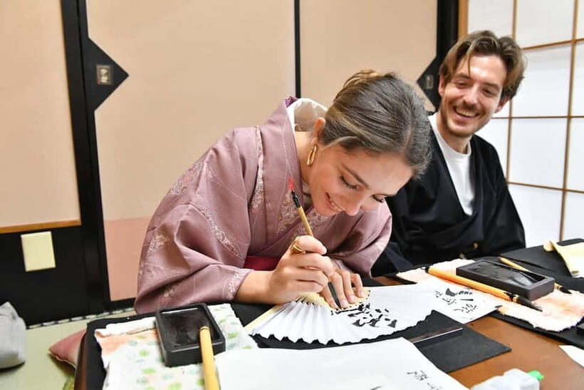 Learning Shodo with a kimono and Trying Samurai Calligraphy - Key highlights worth knowing before you go