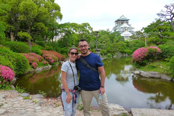 Osaka Castle and Sumiyoshi Taisha Shrine Private Half-Day Tour - Meeting your guide at the All Star Osaka yellow flag