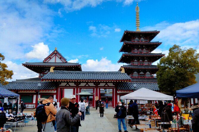 Osaka Castle & Temple Walking Tour with Multilingual Audio Guide - Chausuyama in Tennoji Park: three spots, audio at two