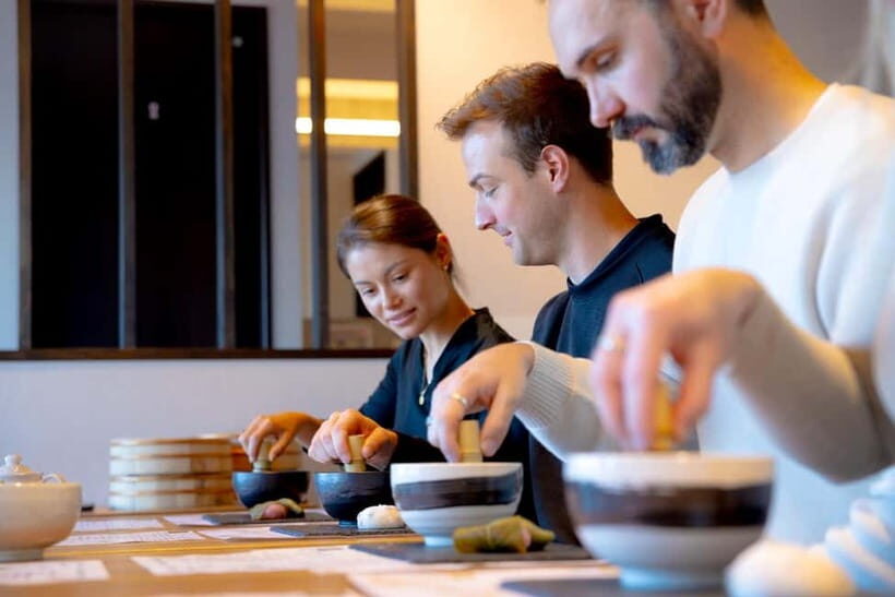 Osaka: Matcha Making Experience with Japanese Sweets - Finding the 3rd-Floor Meeting Point in Shinsaibashi