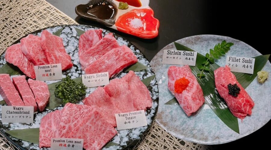 Osaka: Premium Wagyu Yakiniku at Nikuoroshi Mannoya Bettei - The three menu styles: Special Premium Lean, Mannoya Wagyu Platter, Royal Selection