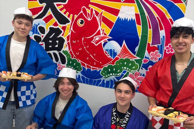 Osaka Sushimaking Experience - Step-by-step: from happi coat to your finished sushi