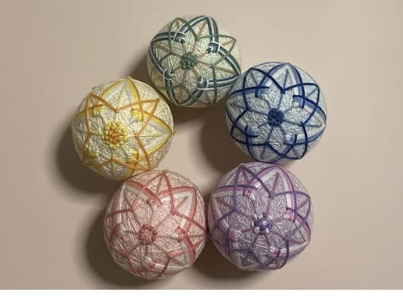 Osaka: Temari Embroidery Workshop - A 2-Hour Temari Workshop Right in Shinsaibashi
