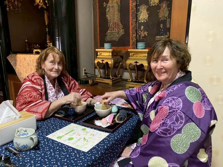 Osaka Temple Cool Foot Bath & Matcha Experience〈45min〉 - Yukata, Smartphone Photos, and the Little Things That Save Time