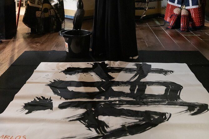 Samurai Calligraphy:Final brushstrokes of a lifetime before a War - Oversized Brush, Big Paper, and the Photo Package