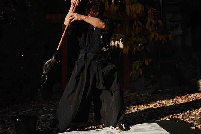 Samurai Calligraphy:Final brushstrokes of a lifetime before a War - The 30-Minute Samurai Calligraphy Finale: One Character, Big Brush, Real Rhythm